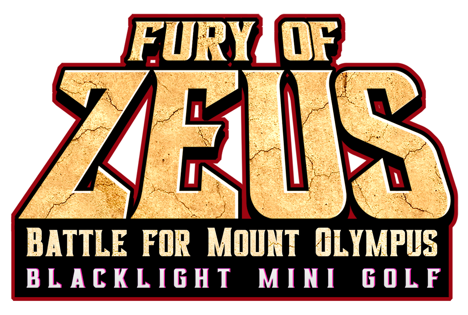 Fury Of ZEUS Mini Golf LOGO 2025